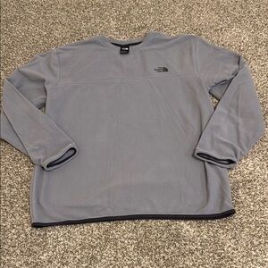 The North Face Gray Crewneck Pullover with Soft Fabric